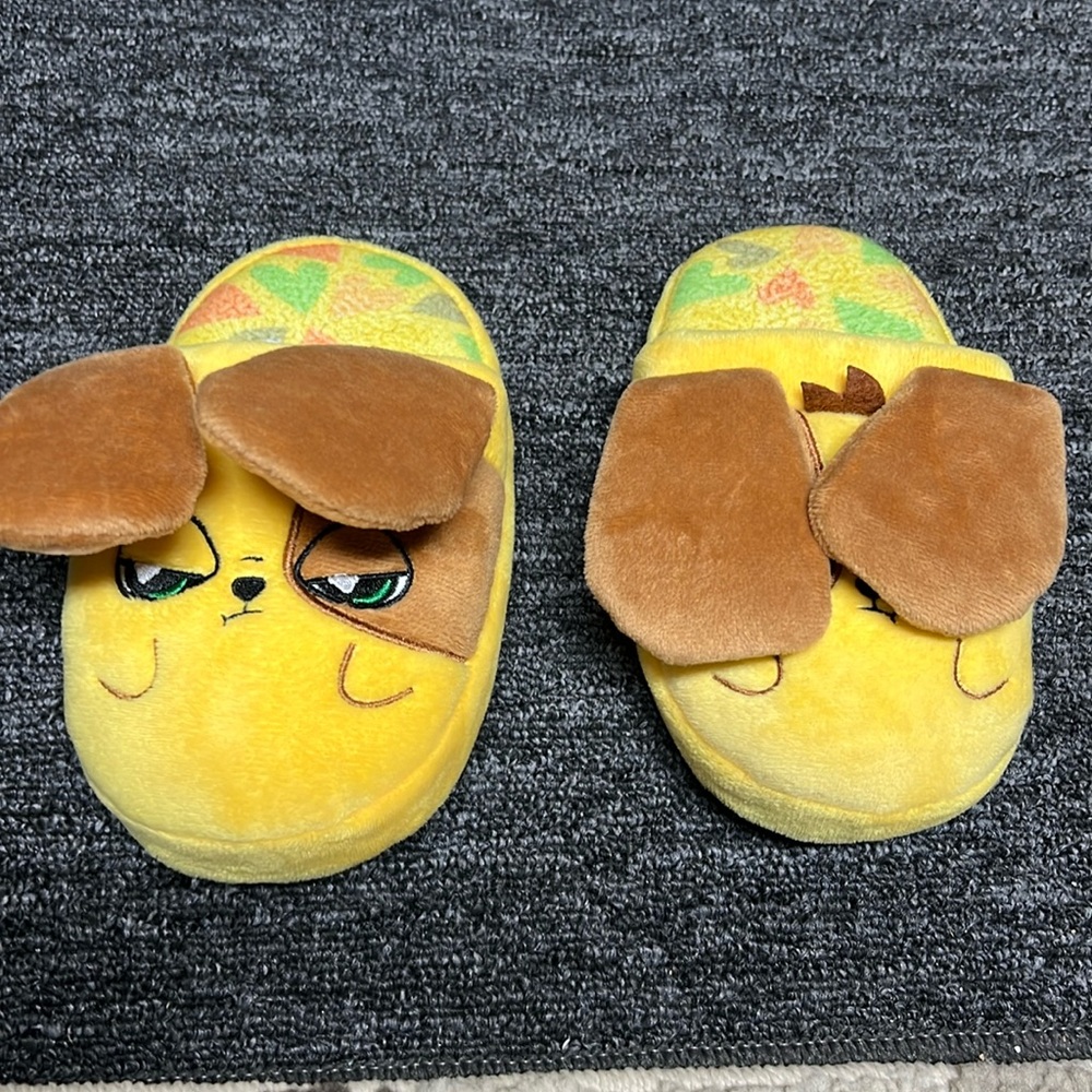 Flipeez kids slipper size 9-12 in puppy style